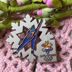 Olympic Lapel Pin Salt Lake City 2002 Skiing